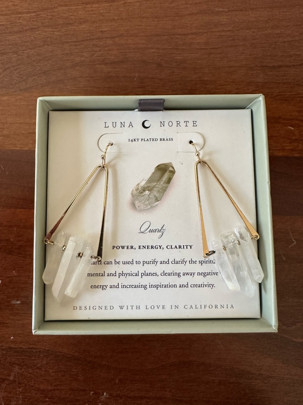 Luna Norte Quartz Earrings